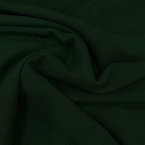 Pine Green Crepe 100 Wool Fabric — Tissus En Ligne