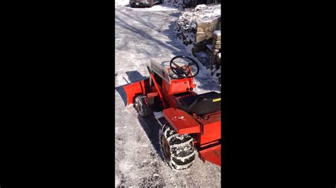 Gravely 408 Ghost Rider Snow Plow Youtube
