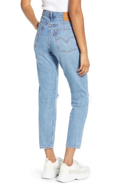 Levi S Wedgie Icon Fit Ripped Straight Leg Jeans Best Jeans For Women 2020 Popsugar Fashion