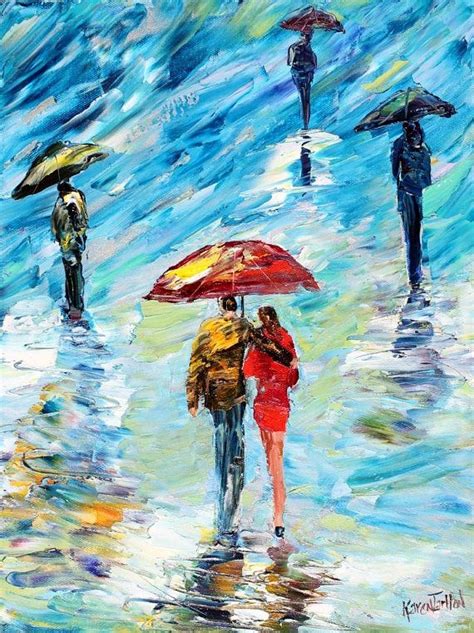 Pin By Karens Fine Art On Rain Paintings Rain Painting Modern