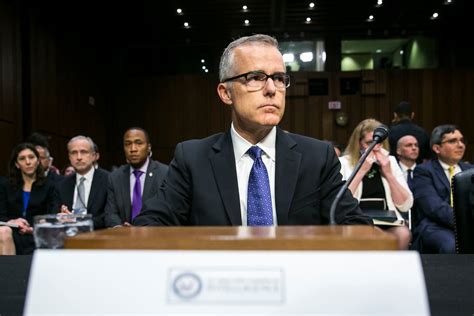 Andrew Mccabe A Symbol Of Trumps Fbi Ire Faces Possible Firing The New York Times