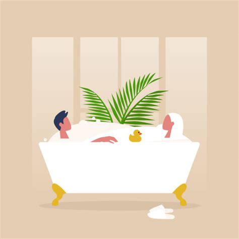 Nude Hot Tub Pics Illustrations Royalty Free Vector Graphics And Clip