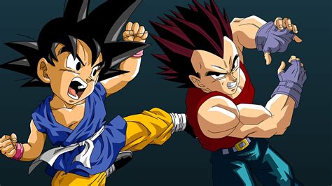 Goku and vegeta (dbz movie 12) by top blogger, we provide this article with great pictures for you. Dragon Ball Z Infinite World - Goku (GT) VS Vegeta (GT ...