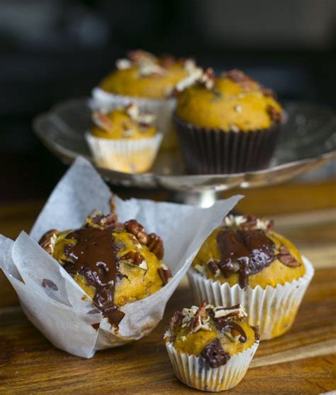 Pumpkin And Chocolate Chunk Muffins Decadent Chocolate Recipes Baking