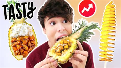 I Only Made Buzzfeed Tasty Recipes For A Day Youtube