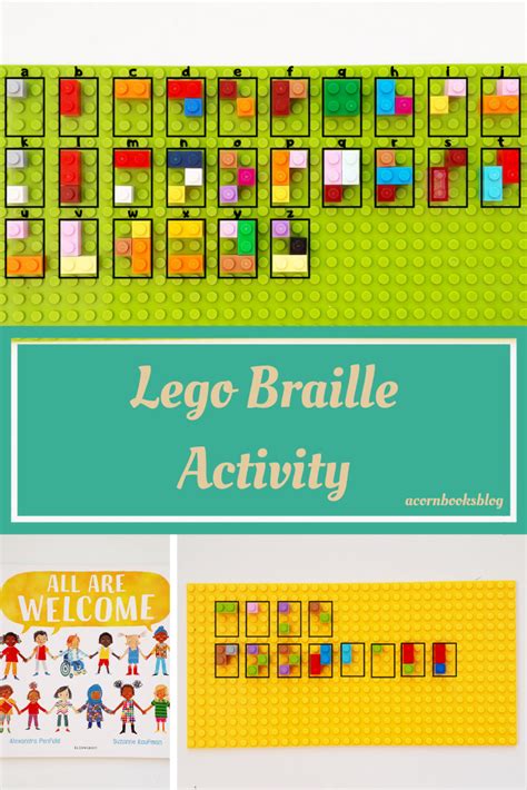 Touring Picture Book Club All Are Welcome And Lego Braille Activity