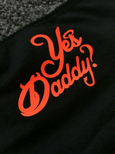 Yes Daddy Knickers Neon Orange Ddlg Kinky Bdsm Bondage Submissive Sub Kinky Ebay