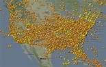 Flightradar24, A Service That Tracks Air Traffic on a Live Map