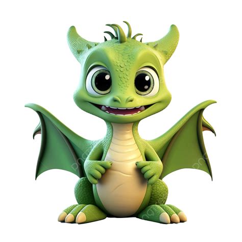 Cute Dragon Child Isolated 3d Rendering Dragon Cute 3d Dragon Png