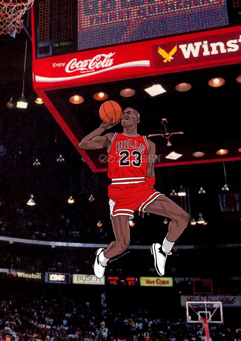 Michael Jordan Dunk Photo