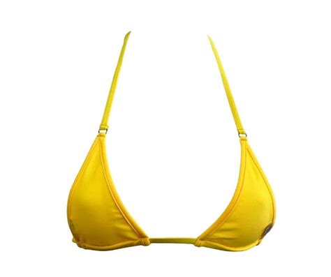 Mango Tango Yellow Micro Bikini Top Sexy String Swimwear Etsy Australia