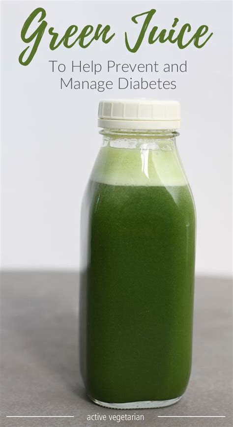 Here are some great juicing recipes for diabetics. Green Juice To Help Prevent and Manage Diabetes | Recipe ...