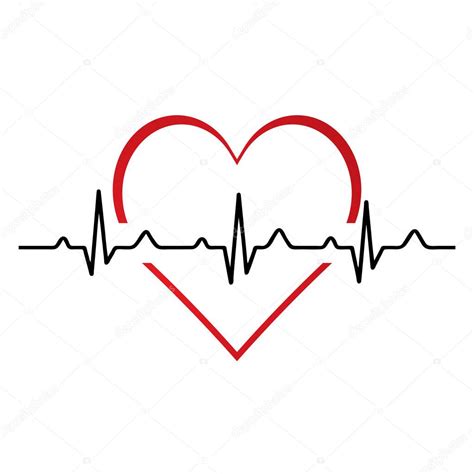 Pulso Cardíaco Latido Del Corazón Icono Plano Para Médicos 2022