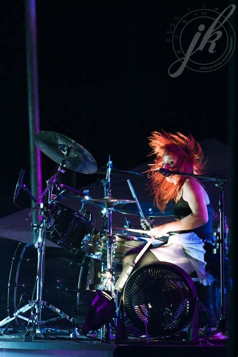 Jen Ledger Skillet Female Drummer Girl Drummer Drummer