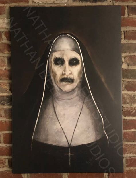 Conjuring 2 Nun Painting