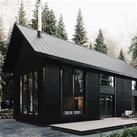 Awesome Black House Exterior Design Ideas You Definitely Like