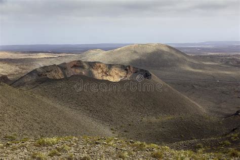 Volcanic Landscape At Timanfaya National Park At Lanzarote Island