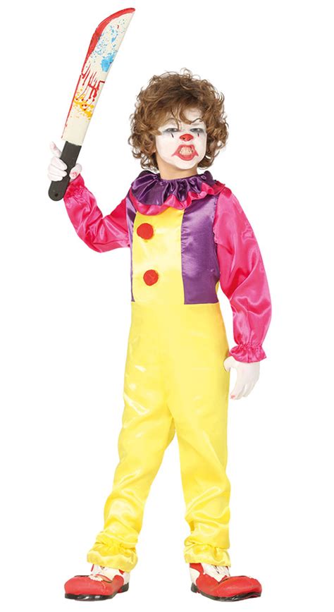 Evil Clown Kids Fancy Dress All Halloween Mega Fancy Dress