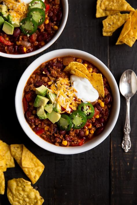 Incredible Healthy Turkey Chili Recipe Ambitious Kitchen