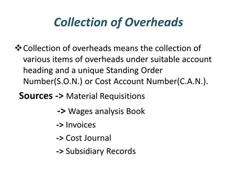 Ppt Accounting For Overheads Powerpoint Presentation Free Download