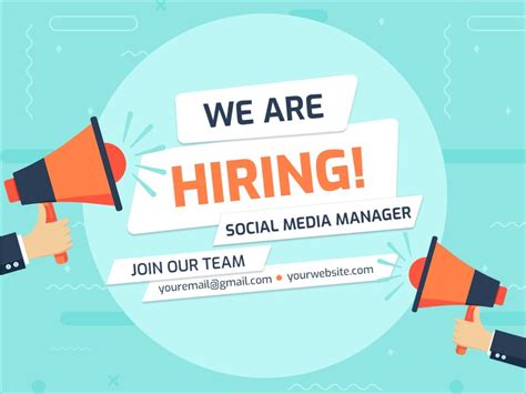 Job Posting Template For Social Media Information Jobs