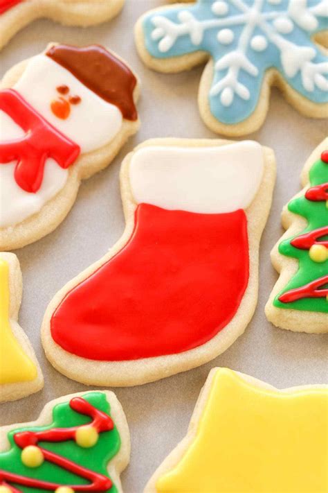 Whisk flour, baking powder and salt together. Soft Christmas Cut-Out Sugar Cookies - Live Well Bake Often