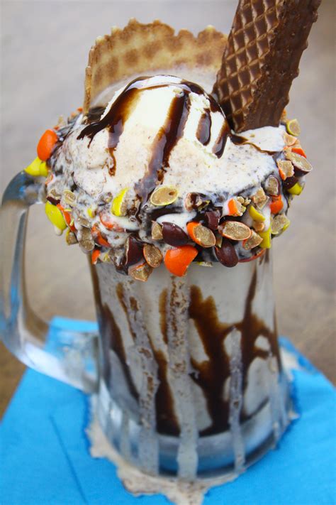One pint of ice cream will make two milkshakes. Reese's Peanut Butter Milkshake Recipe | Catch My Party