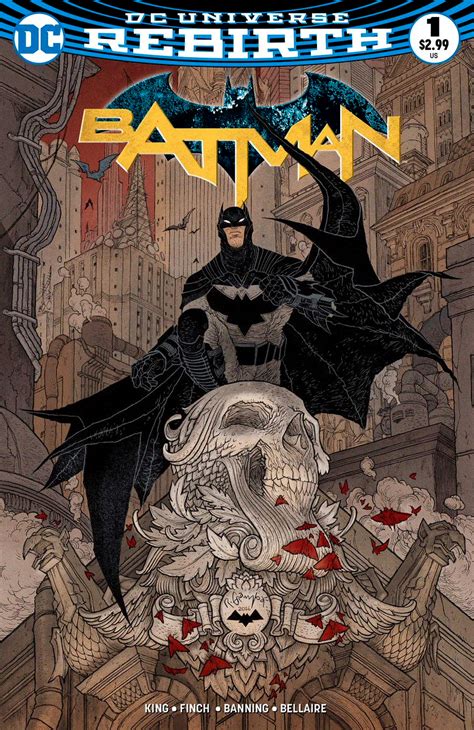 The Dork Review Robs Room Dcs Rebirth Batman 1 Variant Cover By