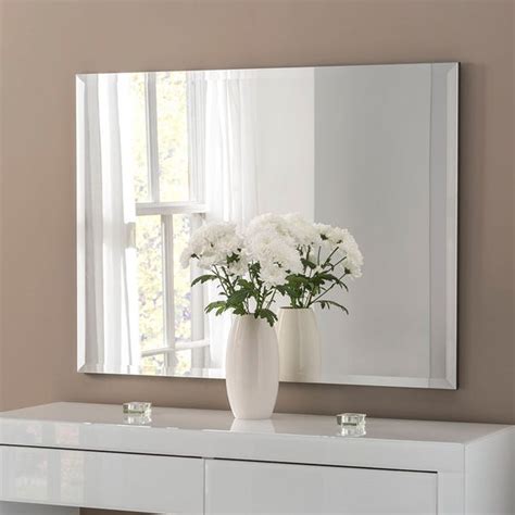 Yearn Bevelled Rectangle Overmantel Wall Mirror Dunelm