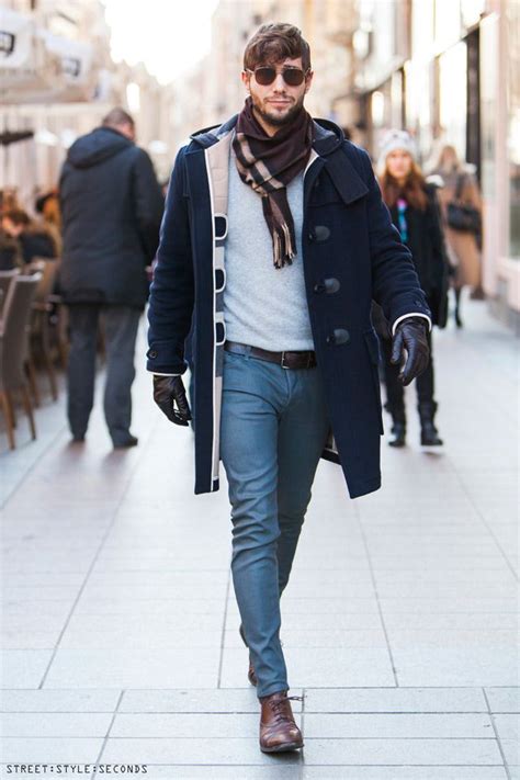 How To Wear Duffle Coat Mens Style Fall 2014 Elegant Look Mens