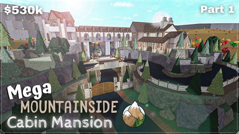 Mountainside Rustic Mega Mansion Bloxburg Build Part 1 6 Roblox Theme