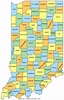 Printable Indiana Maps | State Outline, County, Cities