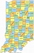 Indiana County Map | County Map of Indiana