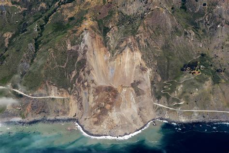 Massive Rockslide Wipes Out Swath Of Californias Scenic Coast Road