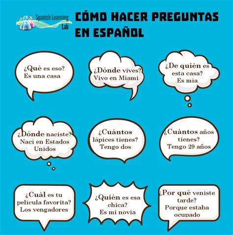 En Esta Lección Explicaremos Como Hacer Preguntas En Español Para