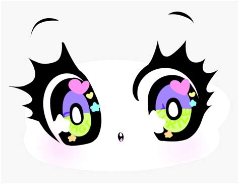 Anime Eyes Png Png Download Heart Eyes Anime Png Transparent Png