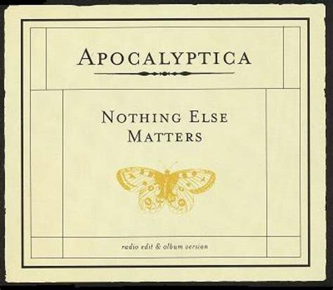 So nah, egal, wie weit entfernt. Apocalyptica | Music | Nothing Else Matters