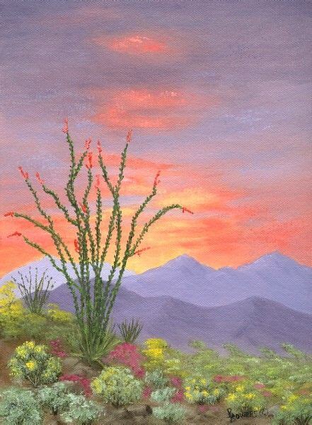 Desert Sunsetssouthwest Paintings Arizona Landscapes By