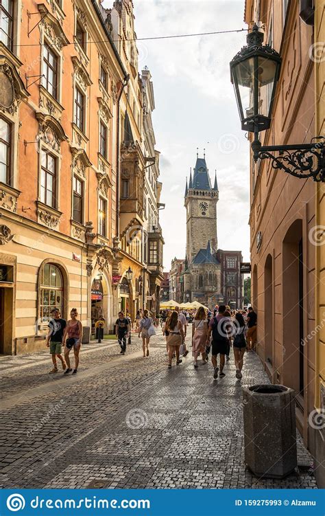 Old Town City Hall Prague In Czech Republic Editorial Stock Photo