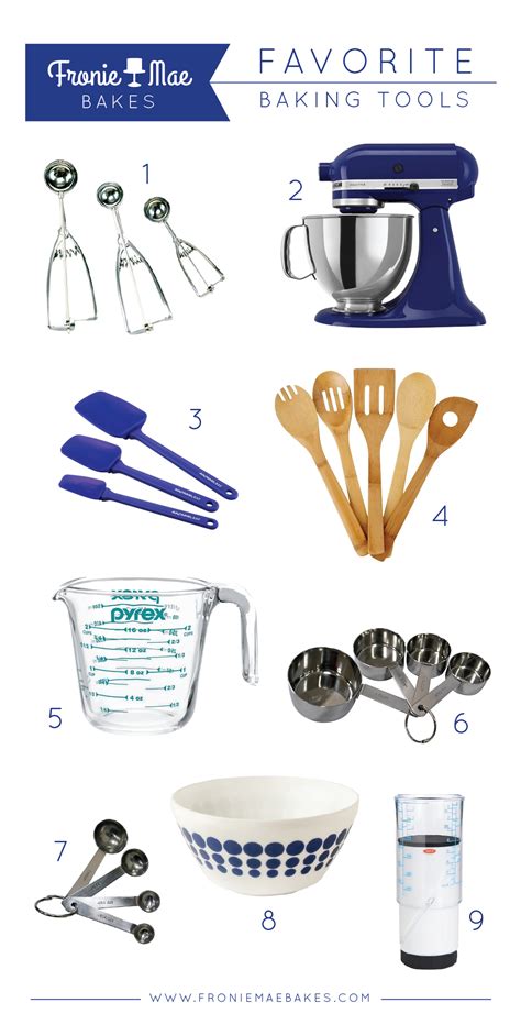 Favorite Must Have Baking Tools By Fronie Mae Bakes Baking Utensils