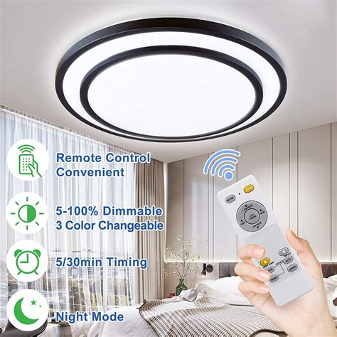 Buy Dllt 48w Dimmable Led Ceiling Light Fixture Flush Surface Mount 20