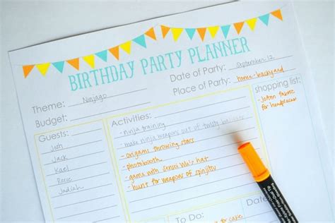 11 Free Printable Party Planner Checklists Tip Junkie