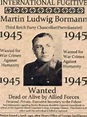 Martin Bormann (1900 - 1945) Tabellarischer Lebenslauf