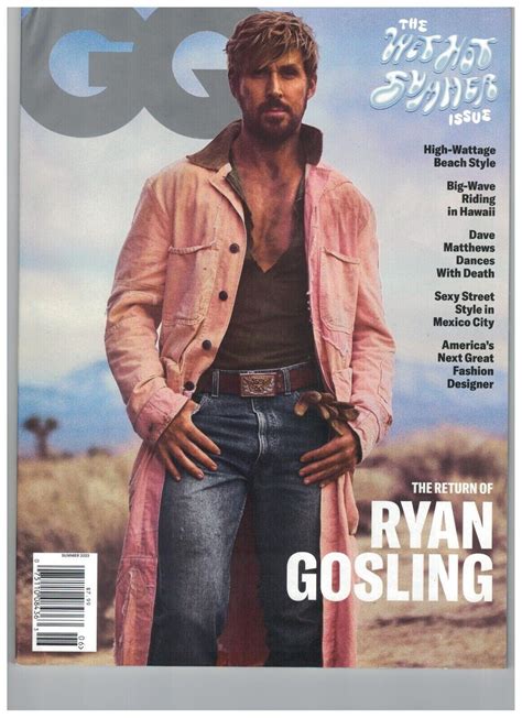 Gq Magazine June 2023 Ryan Gosling Wet Hot Summer Issue 4651709080