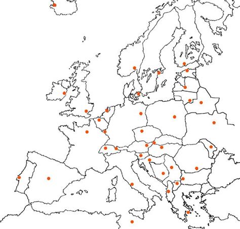 Mapa De Europa Para Escolares
