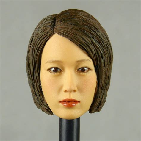 Kumik 1 6 Scale Female Head Sculpt Min Jun With Sculpted Hairpiece K004a