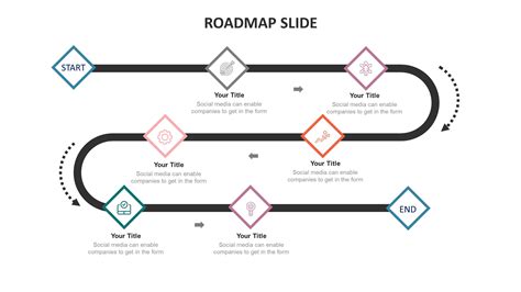 Roadmap Slide Templates Biz Infograph Gambaran