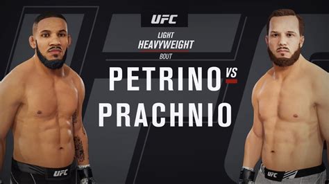 UFC Petrino Vs Prachnio UFC Simulation YouTube