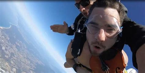 Glen Donnelly Nude Skydiving Record Daily Telegraph