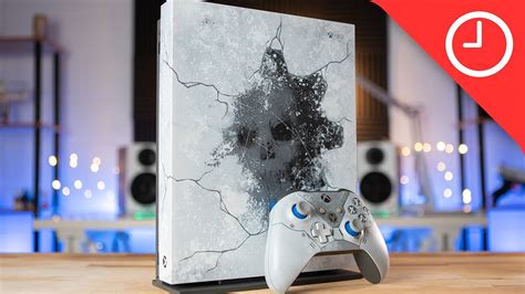 Xbox One X Gears 5 Bundle Unboxing Limited Edition Kit For Gears Fans